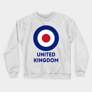 United Kingdom Military Roundel, RAF, Royal Air Force. Crewneck Sweatshirt